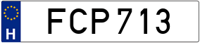 Truck License Plate